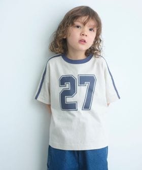 green label relaxing/【WEB限定】ナンバープリント Tシャツ/ キッズ 100cm―160cm/Tシャツ / カットソー