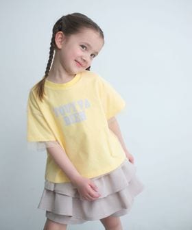 green label relaxing/チュール ドッキング  Tシャツ / キッズ 100cm―130cm/Tシャツ / カットソー