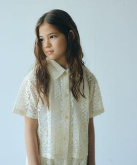 green label relaxing/レース シャツ タンクトップセット / キッズ 140cmー160cm/シャツ / ブラウス