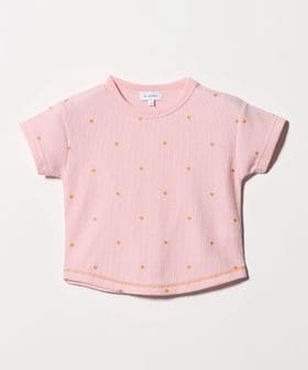 green label relaxing/ハート柄 ドライ ワッフル Tシャツ / キッズ 110cm―160cm/Tシャツ / カットソー