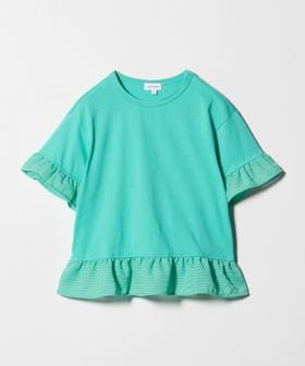 green label relaxing/チェック フリル Tシャツ / キッズ 140cm―160cm/Tシャツ / カットソー