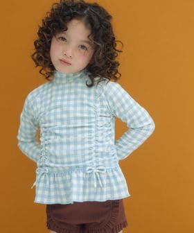 green label relaxing/GLR ギンガム ラッシュガード セット / 水着 / キッズ 100cm―130cm/水着