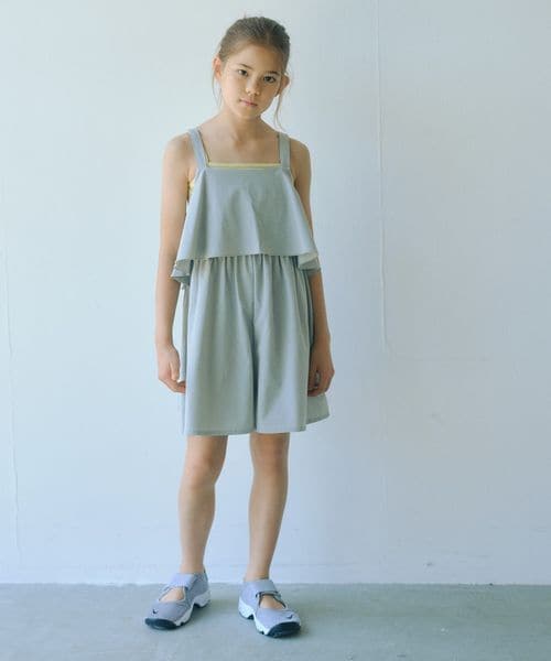 green label relaxing/ラッフルサロペット/ キッズ 140cm―150cm/オーバーオール / オールインワン