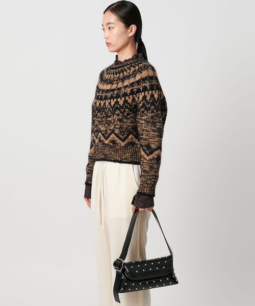 OSOI/＜OSOI＞FOLDER BROT STUD バッグ/ショルダーバッグ