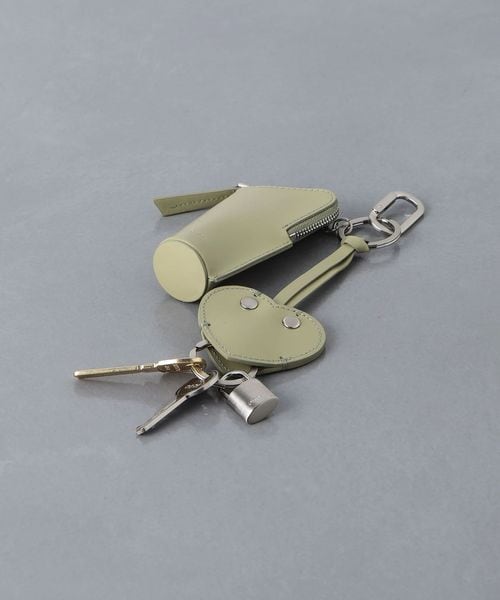 OSOIチャーム完売‼️人気‼️ 別注】＜OSOI＞ハート＆リップ キーチャーム SAGE GREEN