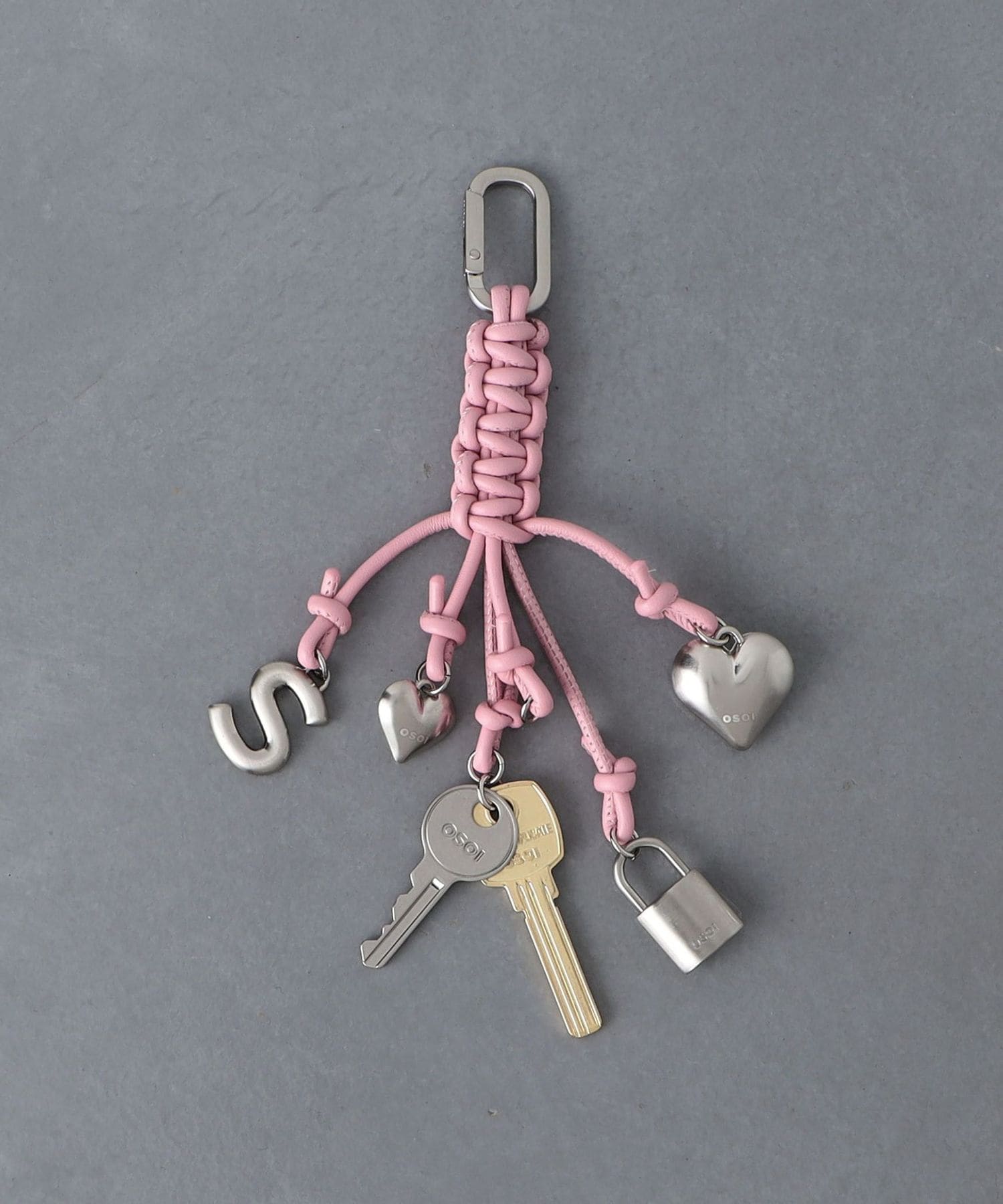 【ユナイテッドアローズ別注】＜OSOI＞ロープ キーリング 別注】＜OSOI＞ロープ キーリング TAUPE