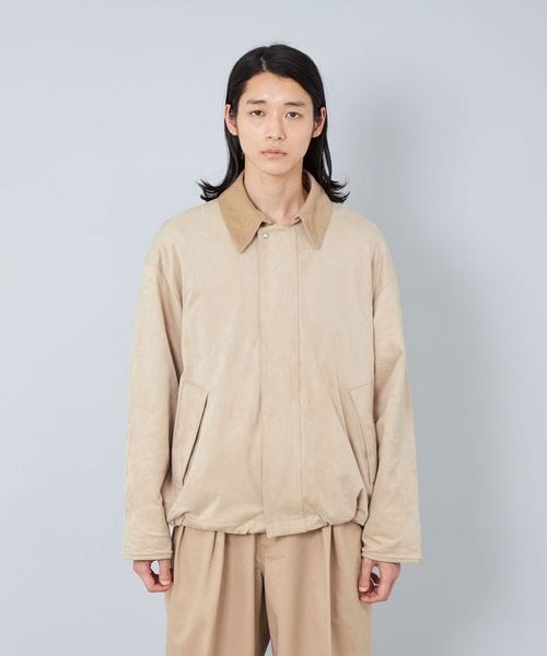 CITEN＞スウェードライク バルーン ジャケット