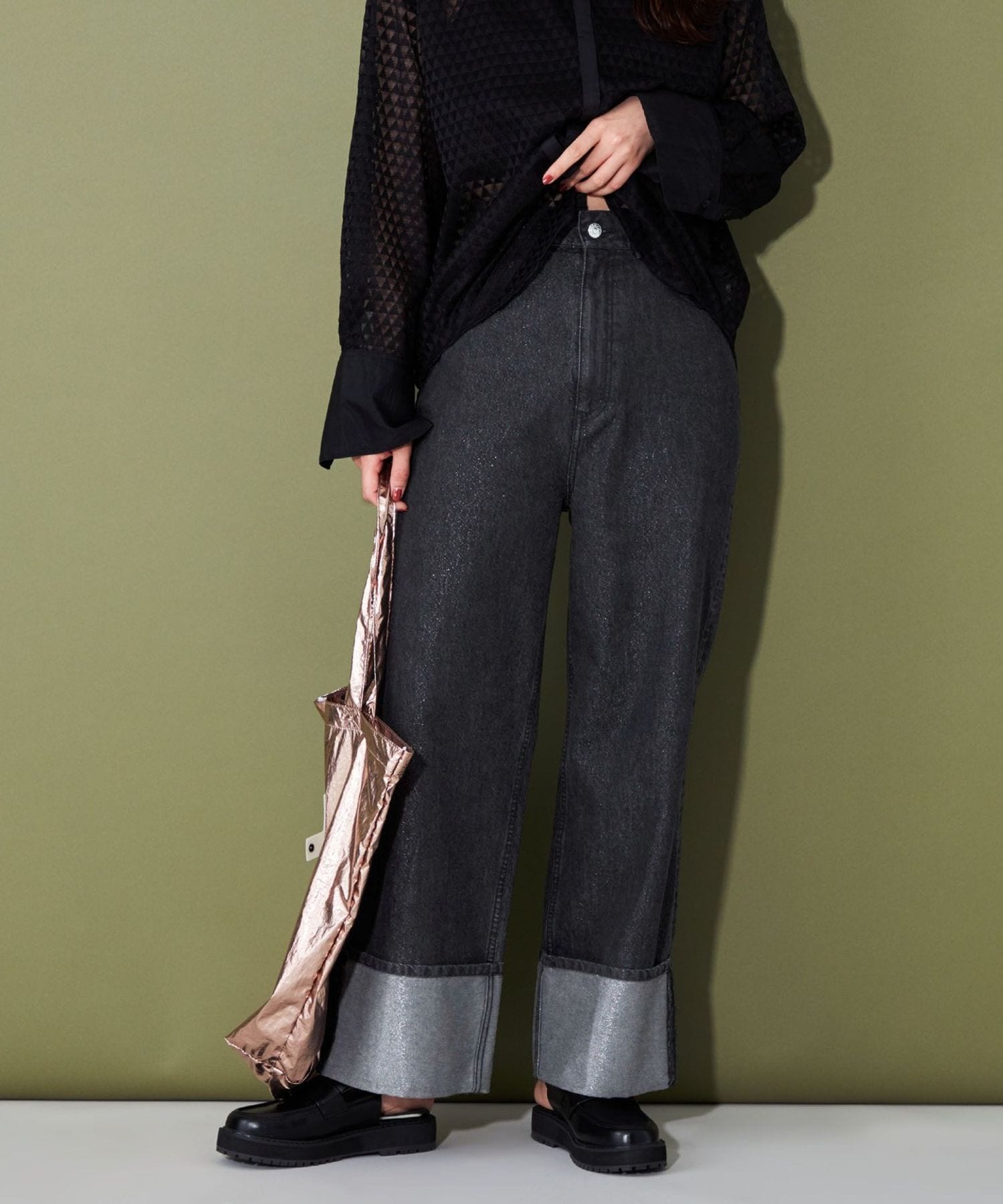 mici ラメデニムペプラムジャケット　ロールアップラメデニムパンツ 4200024F0223_x1_a014.jpg