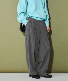 CITEN/＜CITEN＞ワイドスラックス  ストライプ/スラックス