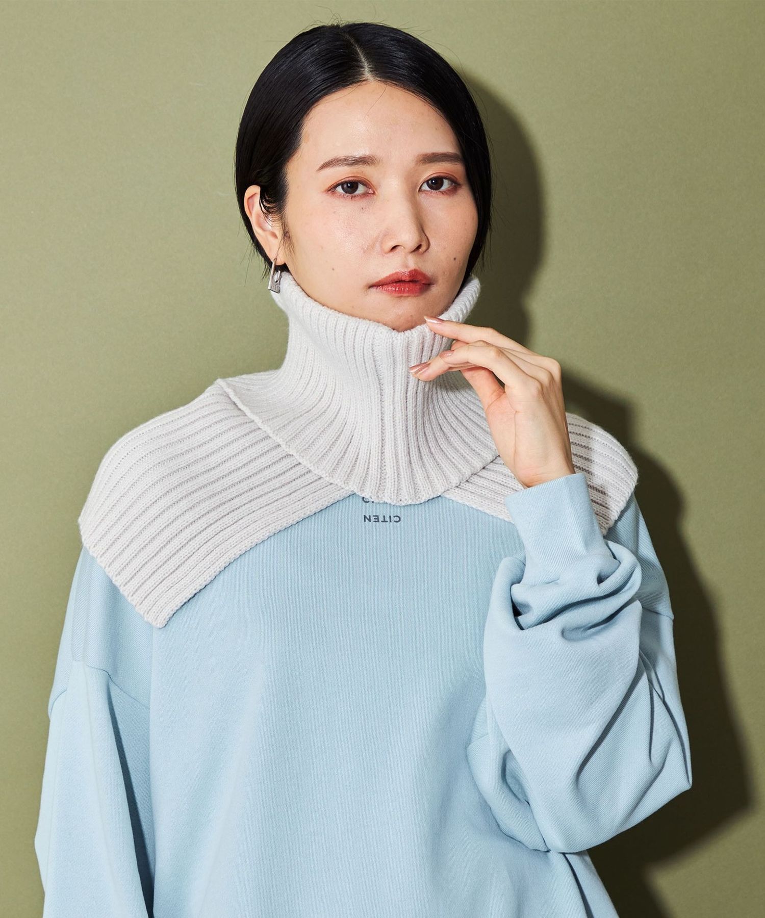 CITEN＞リブツケハイネック