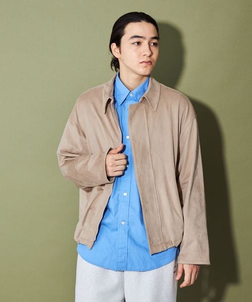 CLOE スエード シャツジャケット ソフトメルトンCPOシャツジャケット[LA47-13S003]｜URBAN