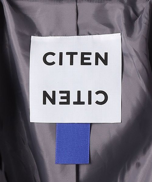 CITEN＞レザーライク ショート ジャケット