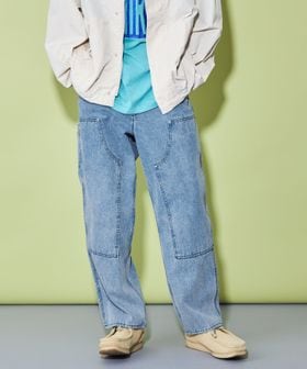 CITEN＞ダブルニー ペインター デニム パンツ
