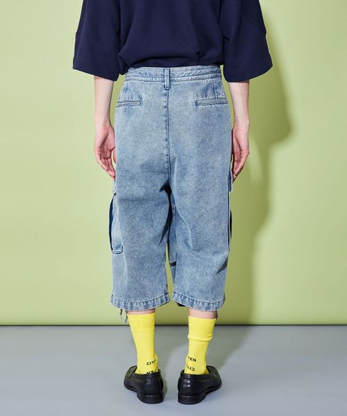 【美品】machatt デニムラップショートパンツ 正規品 machatt デニムラップショートパンツ