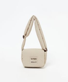 CITEN/＜CITEN＞パデッドクリアロゴショルダーチェック/ショルダーバッグ