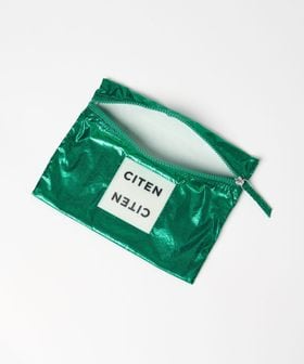 CITEN/＜CITEN＞CITENフフラットポーチメタリック/ポーチ