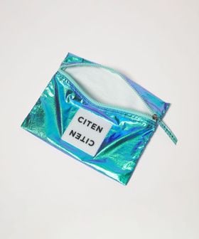 CITEN/＜CITEN＞CITENフフラットポーチメタリック/ポーチ
