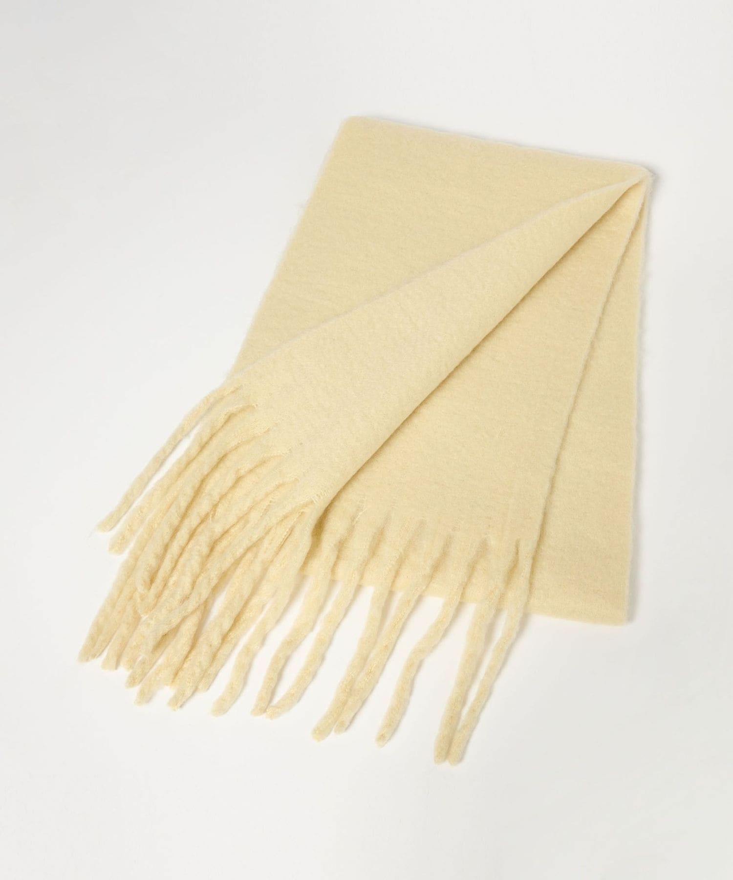 アソースメレ LI フリンジ ストール ユナイテッドアローズ 大判 イエロー アソースメレ LI フリンジ ストール ユナイテッドアローズ 大判