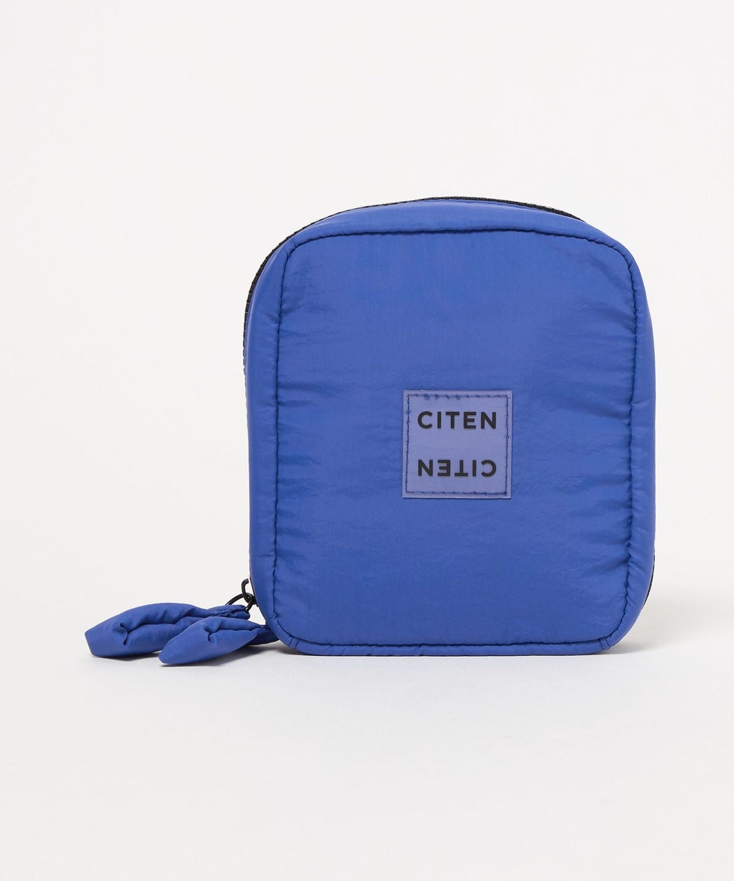 CITEN＞クリアロゴワイドジップポーチ