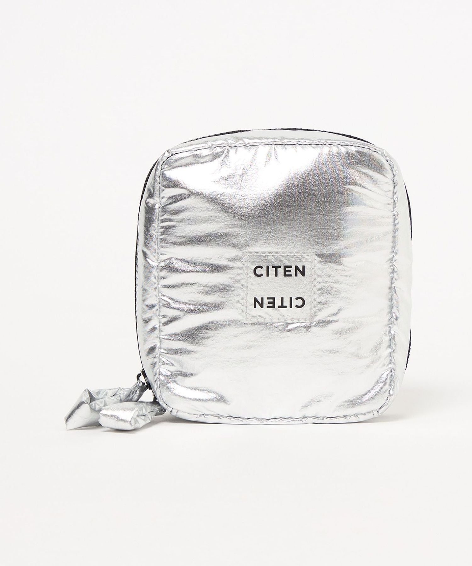 CITEN＞クリアロゴワイドジップポーチ