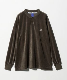 CITEN/＜CITEN＞ポロカラーベロアシャツ/ポロシャツ
