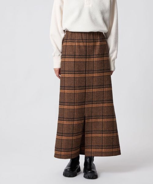 CITEN/＜CITEN＞ネルチェックスカート/ミモレ / ロング