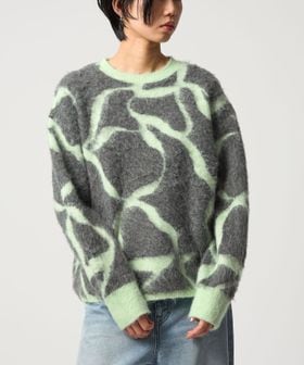 CITEN/＜CITEN＞グラフィカルシャギーニット/ニット / セーター