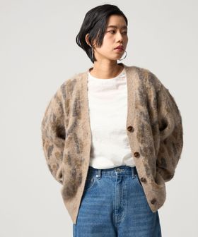 CITEN/＜CITEN＞レオパードシャギーニットカーディガン/カーディガン / ボレロ