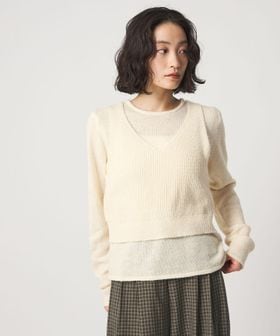 CITEN/＜CITEN＞レイヤードニットトップ/ニット / セーター