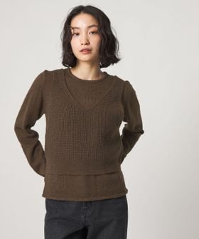 CITEN/＜CITEN＞レイヤードニットトップ/ニット / セーター