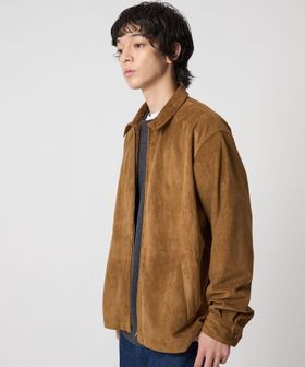 CITEN/＜CITEN＞スウェードライクジップシャツブルゾン/その他コート / ブルゾン