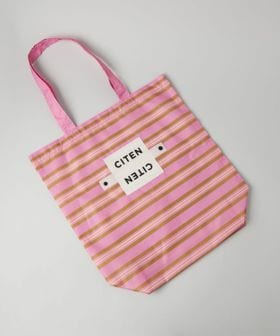 CITEN/＜CITEN＞くるくるパッチンボーダー/エコバッグ