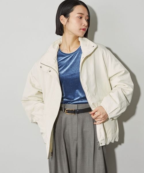 【値下げ】【今季】【極美品】＜CITEN＞スタンドカラーバルーンブルゾン CITEN＞スタンドカラーバルーンブルゾン