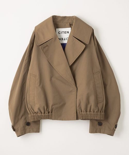 CITEN トレンチライクショートブルゾン CITEN＞トレンチライクショートブルゾン