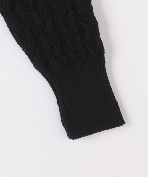 【新品】＜CITEN＞レースアミポロエリニット セール】＜CITEN＞レースアミポロエリニット（ニット/セーター