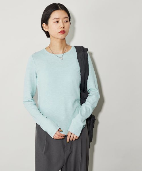 CITEN/＜CITEN＞エッセンシャルスラブリブロンT/Tシャツ / カットソー