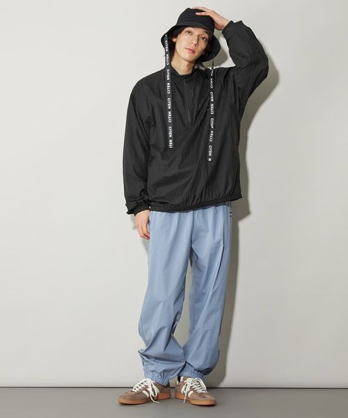 【ガッチャ】EM023360 とハーフジップシャツ EM323362 CITEN＞ハーフジップシャツトップ