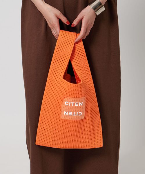 CITEN/＜CITEN＞CITENサマーニットクリアロゴショッパー/その他バッグ