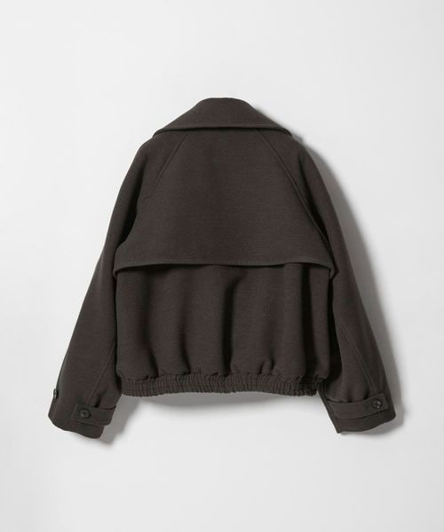 <CITEN>トレンチライクショートブルゾン CITEN＞レザーライクブルゾン
