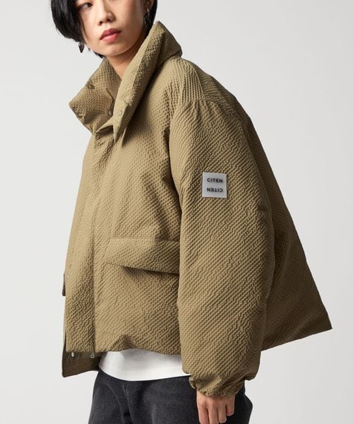 CITEN/＜CITEN＞ミニチェックパデッドブルゾン/中綿 / キルティングジャケット