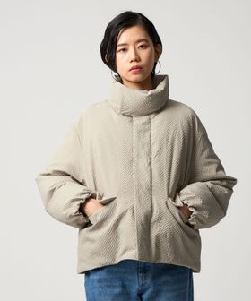 CITEN/＜CITEN＞ミニチェックパデッドブルゾン/中綿 / キルティングジャケット