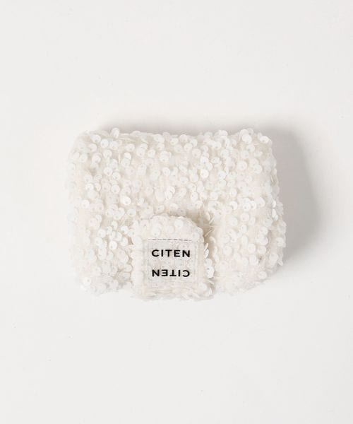 CITEN/＜CITEN＞スパンコールミラー付きミニポーチ/ポーチ