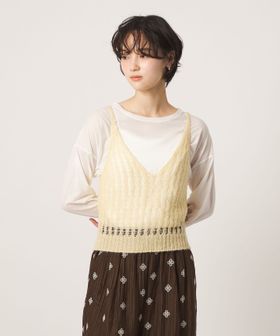 CITEN/＜CITEN＞メッシュニットキャミ/タンクトップ / キャミソール