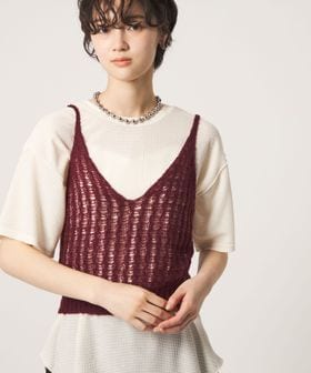 CITEN/＜CITEN＞メッシュニットキャミ/タンクトップ / キャミソール