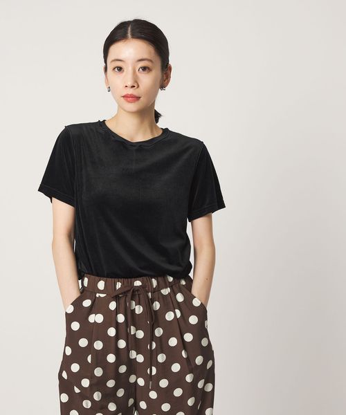 CITEN/＜CITEN＞ベロアトップ/Tシャツ / カットソー