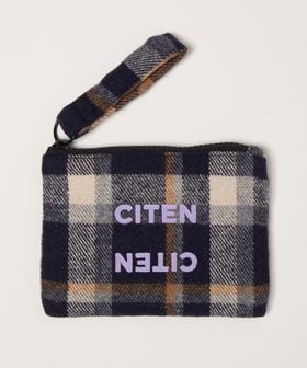CITEN/＜CITEN＞チェック柄ジップポーチ/ポーチ