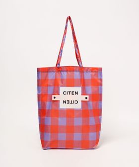 CITEN/＜CITEN＞くるくるパッチンブロックチェック/エコバッグ