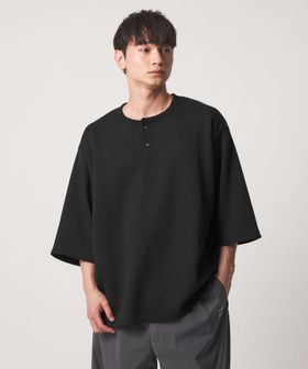 CITEN/＜CITEN＞ヘンリーネックワッフルヒュージT/Tシャツ / カットソー