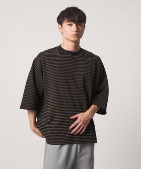 CITEN/＜CITEN＞ボーダールーズヘンリーネック/Tシャツ / カットソー