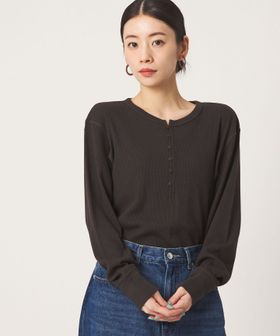 CITEN/【別注】＜Hanes×CITEN＞ワッフルヘンリートップ/Tシャツ / カットソー